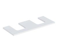 Geberit One plan vasque 505335002 120 x 3 x 47 cm, blanc / laqué mat, double découpe