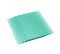 Plaque de lentille de protection transparente en polycarbonate pour casque de soudage - Résistant au feu et aux chutes - Pour soudage et coupe - 123 x 98 mm
