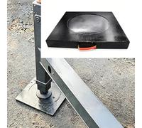 Plaque de Levage empilable Robuste avec Corde de Levage - Plaque de nivellement Portable Tout Terrain pour camions de Service, Camping-Cars, remorques | 50 x 50 x 8 cm