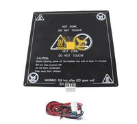 Plaque de Lit Chauffante pour Imprimante 3D Compatible avec Anet A8 A6, 12V 120W, Aluminium, 214mm, Tapis Chauffant de Remplacement avec Fil