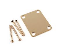 Plaque de manche Fender originale, pour guitare et basse, sans logo, Gold
