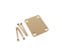 Plaque de manche Fender originale, pour guitare et basse, sans logo, Gold