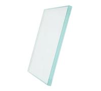 Plaque de Mélange Dentaire en Verre Transparente pour Ciment Oral | Surface Lisse Non Poreuse, Bords Finement Polis, Préparation Homogène, Adaptée aux Procédures Temporaires et Soins Quotidiens
