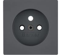 Plaque de mise à la terre Berker Q.1 Q.3 Q.7 anthracite pour prise