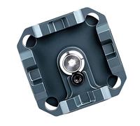 Plaque de montage compacte à dégagement rapide avec mécanisme antidérapant - Large compatibilité avec les caméras améliorées - Plaque métallique de sécurité