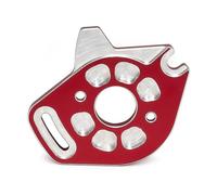 Plaque de montage de moteur en alliage d'aluminium pour TRAXXAS Slash/Stampede/Hoss/Ford F-150 Raptor R 4X4 Châssis haute gravité (rouge)