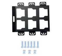 Plaque de montage en métal de 45,4 kg avec revêtement en poudre pour le rangement des outils et les systèmes d'organisation - Demi-plaque - Organiseur de rangement d'outils électriques