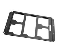 Plaque de montage en métal demi-largeur pour boîtes à outils, montage mural ou au sol, rangement d'outils et organisatio