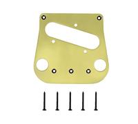 Plaque de montage en métal pour guitare électrique, adaptateur de plaque de base pour instrument de musique pour une meilleure stabilité de la résonance des cordes