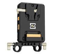 Plaque de montage en V inclinable ZGCINE / chargeur sur tige de 15 mm