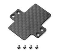 Plaque de montage ESC en fibre de carbone de rechange pour Traxxas Maxx V1 V2 Wide 1 10 Installation non destructive max6 max8 xr8plus x8s Support léger avec vis d'installation