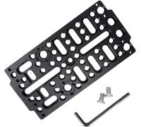 Plaque de Montage Facile pour Appareil Photo, Plaque à Fromage pour Appareil Photo, Support trépied avec Trous de localisation Arri pour système de Rail DSLR, Blocs de Rail, queues d'aronde,