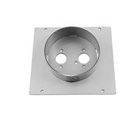 Plaque de montage pour chauffage diesel, support de montage pour tourelle en acier inoxydable, base plane pour chauffage auxiliaire de stationnement, compatible avec le chauffage Ebers-Pacher We-Ba