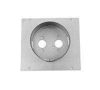 Plaque de montage pour chauffage diesel, support de montage pour tourelle en acier inoxydable, base plane pour chauffage auxiliaire de stationnement, compatible avec le chauffage Ebers-Pacher We-Ba