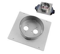 Plaque de montage pour chauffage diesel, support de montage pour tourelle en acier inoxydable, base plane pour chauffage auxiliaire de stationnement, compatible avec le chauffage Ebers-Pacher We-Ba