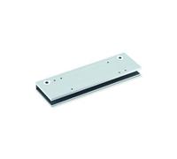 Plaque de montage pour porte en verre série TS3000V finition argent - Geze - 011 234