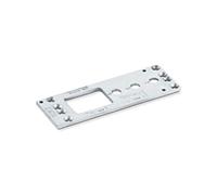 GEZE Plaque de montage TS 2000 – Argenté – 1 pièce