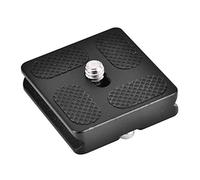 Plaque de Montage Rapide en Alliage usiné CNC Compatible Arca Swiss pour appareils Photo Reflex monopodes trépieds Noir 4 x 4 x 1 cm à 10 x 4 x 1 cm (PU40)