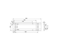 Plaque de montage pour ferme porte TS 31/41/50 noir ECO SCHULTE 5030013386