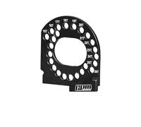Plaque de moteur en alliage d'aluminium 7075 15T-26T pour Traxxas Mini XRT VXL 3S / Mini Rally / 1:16 Slash 4X4 /1:16 Maxx Monster Truck - Noir