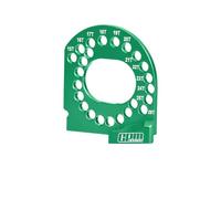 Plaque de moteur en alliage d'aluminium 7075 15T-26T pour Traxxas Mini XRT VXL 3S/Mini Rallye/1:16 Slash 4X4/1:16 Maxx Monster Truck Upgrades - Vert