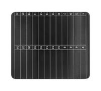 Plaque de Mots de Graines Double Face 1-24 Mots en Acier Inoxydable