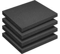 Plaque de Mousse - Découpe 4PCS 400 x 300 mm - à Découper et à Peler pour Boîtes à Outils, Coffres, Flight Cases et Rangement d'Outils - Hauteur 40mm