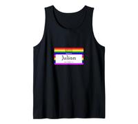 Plaque de nom Hello My Name is Julian Débardeur