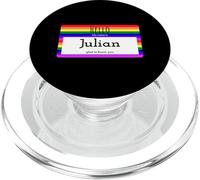 Plaque de nom Hello My Name is Julian PopSockets PopGrip pour MagSafe