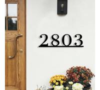 Plaque De Numéro De Rue, Plaque de numéro de maison personnalisé, Numéro de maison/rue gravé et personnalisé, Plaque De Numéro De Rue pour Appartement Hôtel Porte, Différentes tailles disponibles