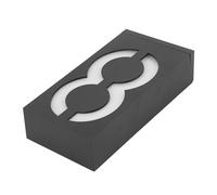 Plaque de Numéro Maison LED Solaire Extérieur Numéro 8 | Lampe de Signalisation, Panneau 2V 130mA, Batterie Ni-MH 850mA, Six Lumières, ABS PC, IP65, Porte Hôtel
