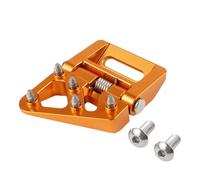 Plaque de pédale de Frein de Pliage arrière Compatible avec EC300 EC250 EC MC EX 125 150 200 250 300 F ECF MCF 250 350 450 Modèles 2021 2022 2023(Orange)