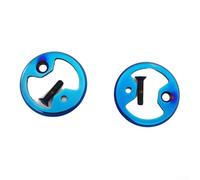 Plaque de pédale de vélo compatible avec Wahoo et SpeedPlay, accessoires en alliage pour un cyclisme efficace (bleu)