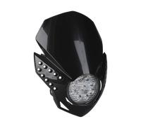 Plaque de Phare Acerbis LED Fulmine Noir Noir