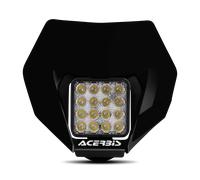 Plaque de Phare Acerbis VSL Fit All Noir Noir