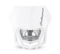 Plaque de Phare Polisport LMX Blanche Blanc