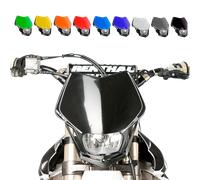 Plaque Phare Enduro Racetech V-Face Rouge