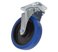 Sealey SCW3200SP Roulette Roue Pivotant Plaque Ø200mm
