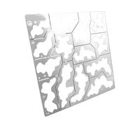 Plaque de pochoir pour maquette - Plaque de pochoir pour kits de modélisme - Plaque de pulvérisation creuse - Camouflage numérique pour divers amateurs