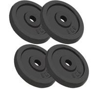 Plaque de poids 4 pcs 4x5 kg Fonte Uniforme G