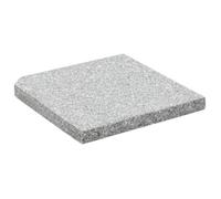 Plaque de poids carrée pour parasol Granit 25 kg Gris - SURENHAP - J08693