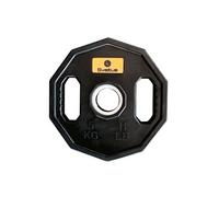plaque de poids Olympic 5 kg acier/caoutchouc noir