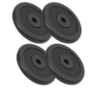 vidaXL Disques d'haltères 4 pcs. 4x7,5 kg en fonte