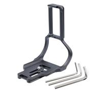 Plaque de poignée fendue pour vis latérale D850 - Design antidérapant - En alliage d'aluminium standard - Plaque de dégagement rapide