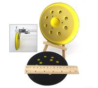 Plaque de ponçage à 8 trous de 12,7 cm pour ponceuse orbitale aléatoire, compatible avec les modèles DW421 DW423 D26451, disque en caoutchouc de 125 mm avec