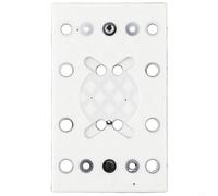 Plaque de ponçage carrée de rechange pour RTS 400 REQ pour RS 400 130 x 80 mm avec 12 trous compatible avec Rotex RO 150 Abras