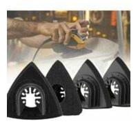 Plaque de ponçage universelle - OKZ - 4 pièces - 90 mm - Compatibilité Fein, Bosch, Parkside, Ryobi, Worx, Workzone