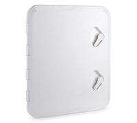 Plaque de Pont Marine 460x510mm/18.1x20.1in Couvercle de Trappe de Pont Marin Carré Anti- Accessoires de Bateaux pour Yachts et Camping-Cars RE-460-510