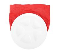 Plaque de pont marine ronde de 8 pouces avec sac de rangement professionnel Couvercle de trappe d'étanchéité en matériau ABS pour un accès facile aux compartiments intérieurs du (Blanche)