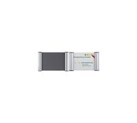 Plaque de porte clip, 148 x 148 mm, argent